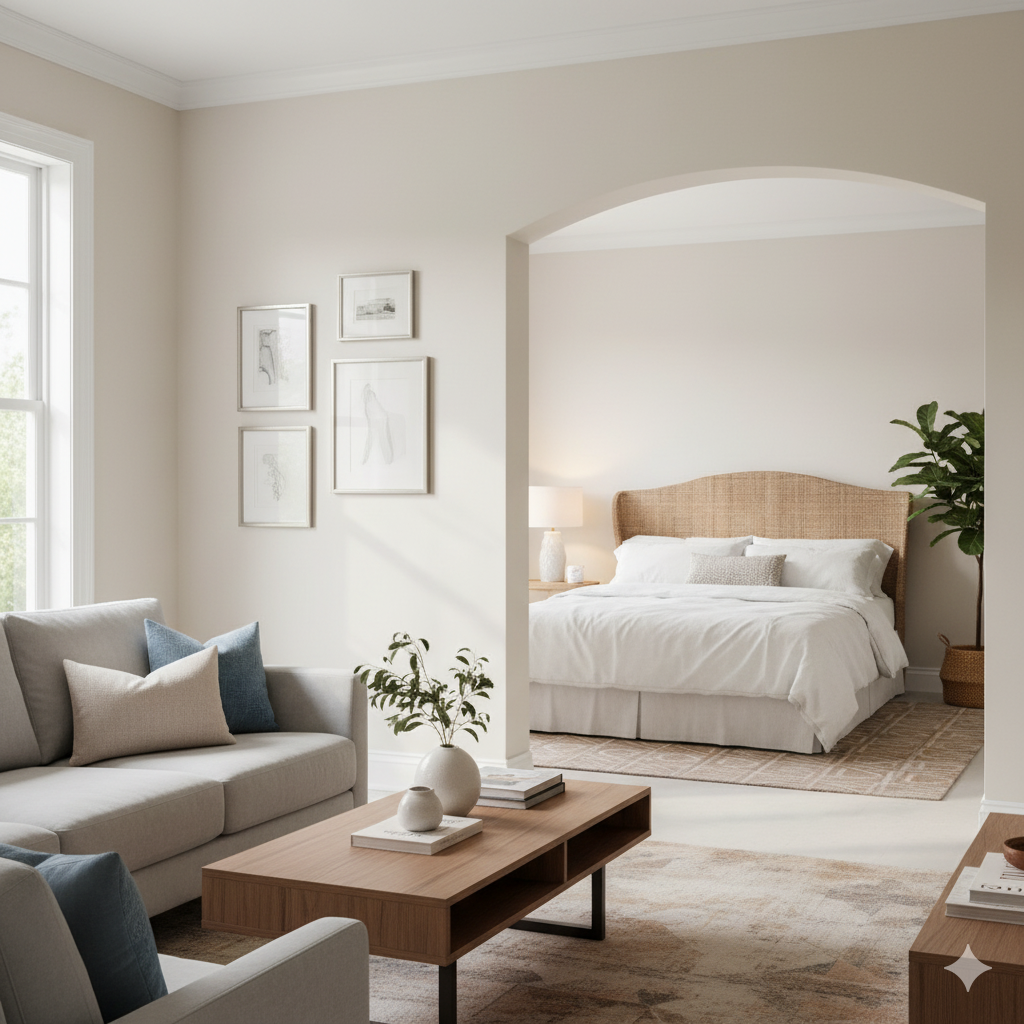 Peinture satinée pour salon